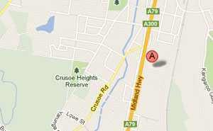 Map: 16 Phillips Drive, Kangaroo Flat